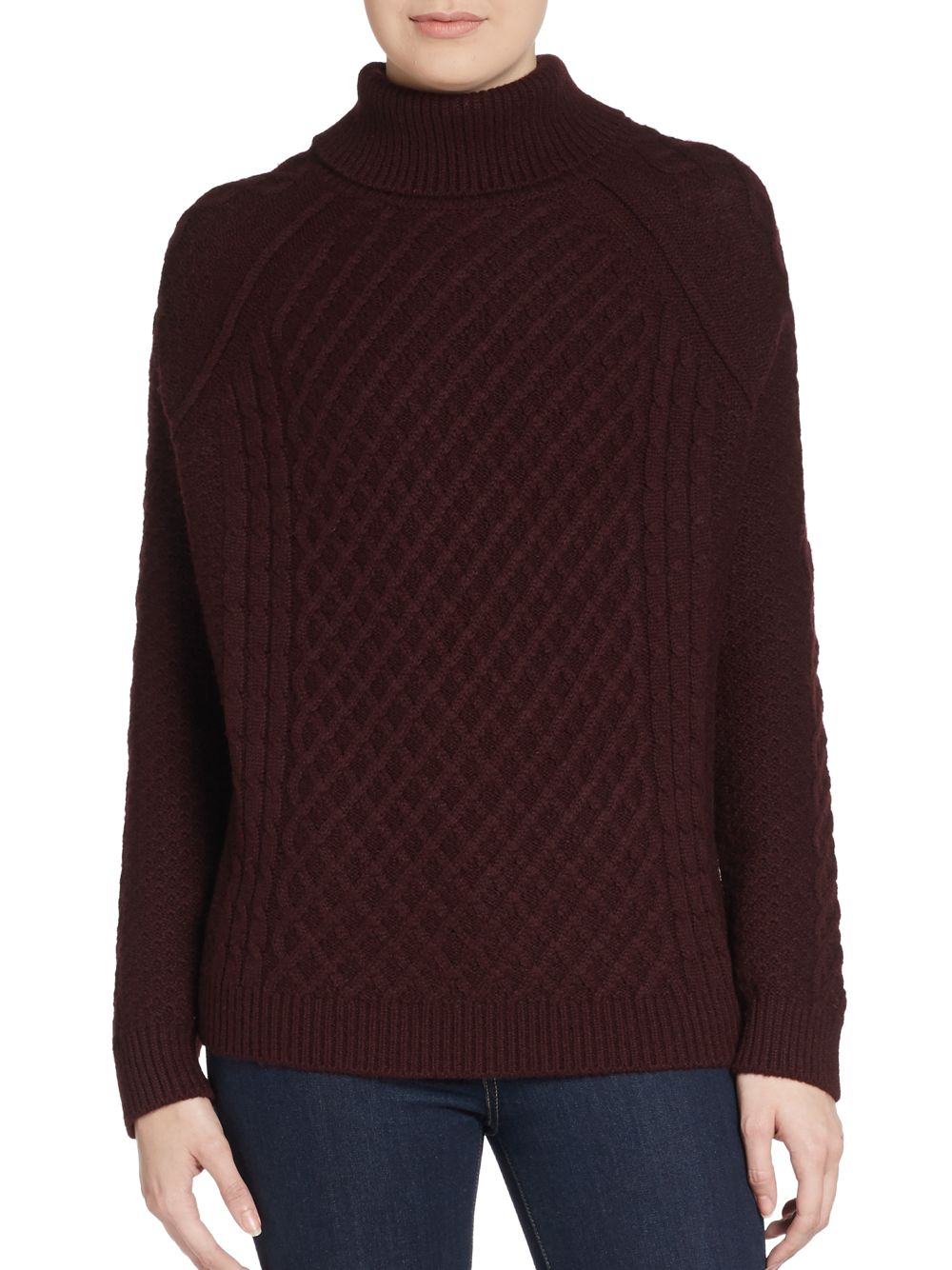 Vince | Red Cable-knit Sweater | Lyst
