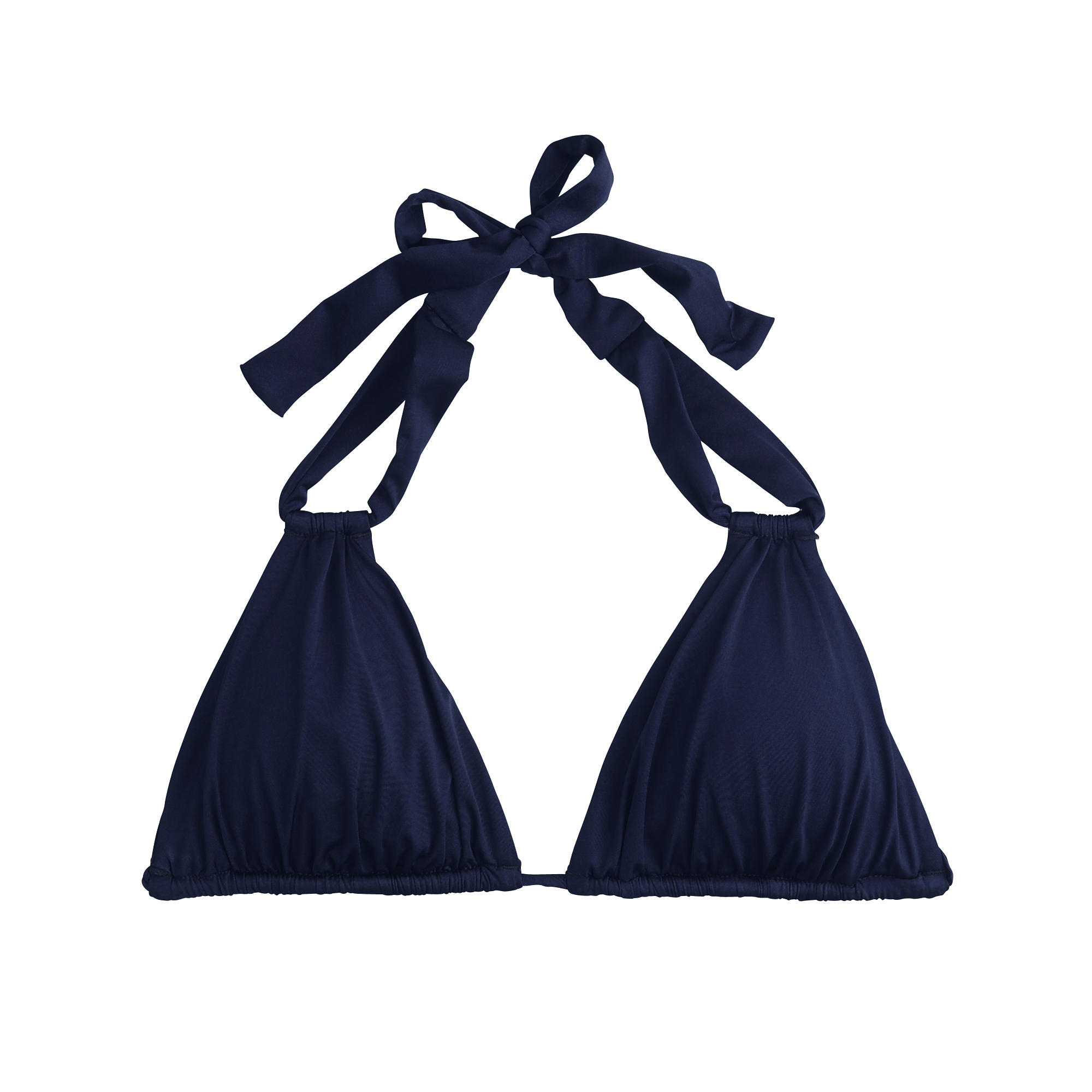 Jcrew Jersey Lomellina String Bikini Top In Blue Lyst