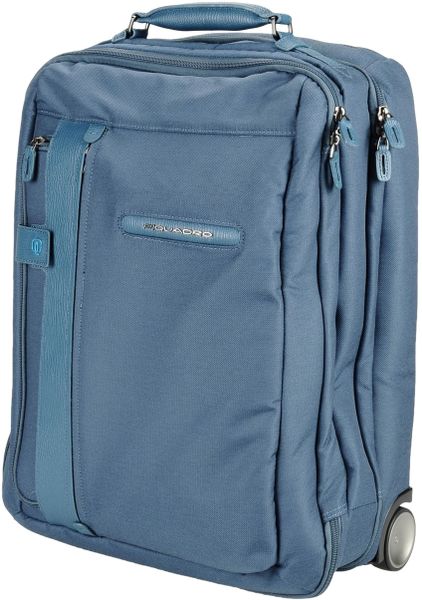 Piquadro Wheeled Luggage in Blue for Men (Slate blue) | Lyst