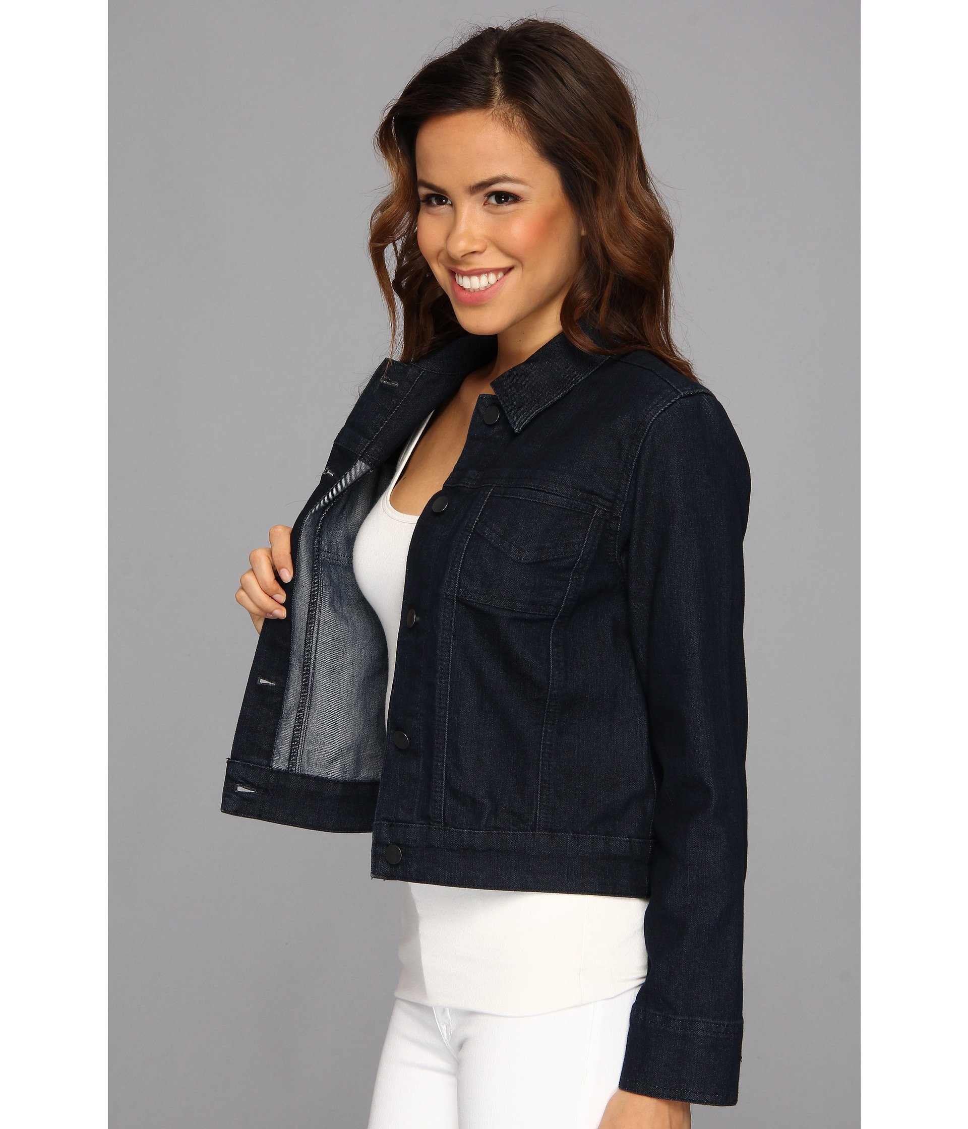 Pendleton Deborah Denim Jacket in Blue (Dark Indigo Stretch Denim) | Lyst