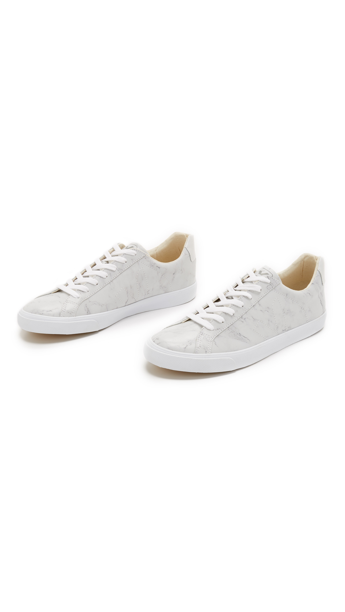 veja shoes veja esplar leather sneakers in gray for lyst veja shoes veja esplar leather sneakers in gray for lyst