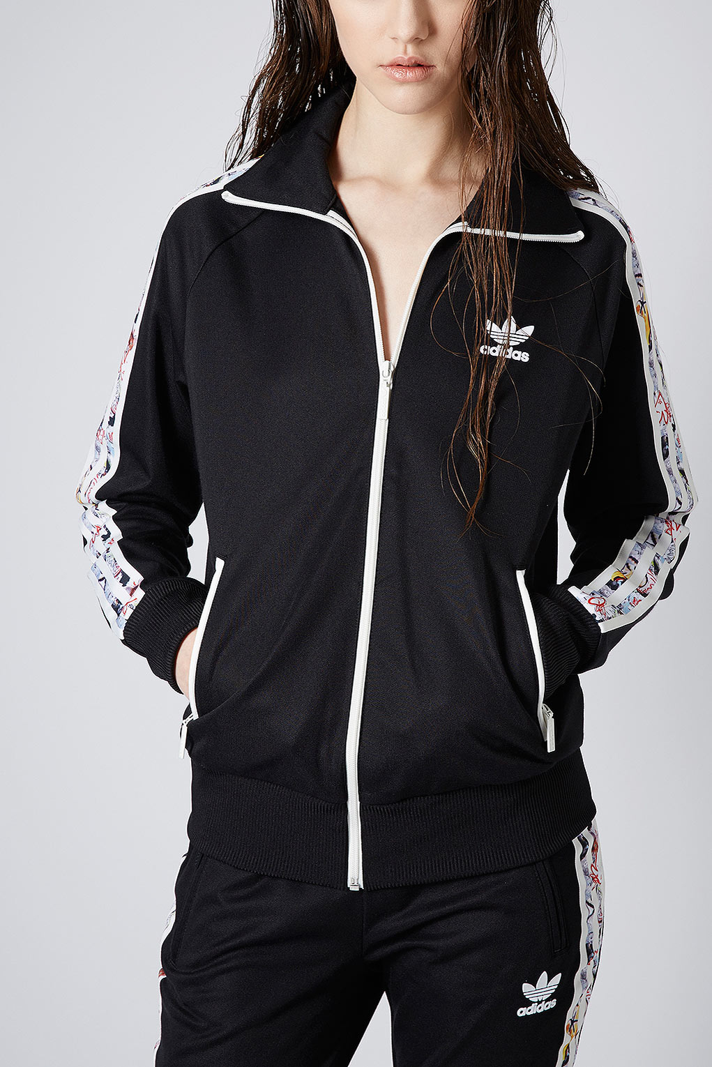 black tracksuit for ladies