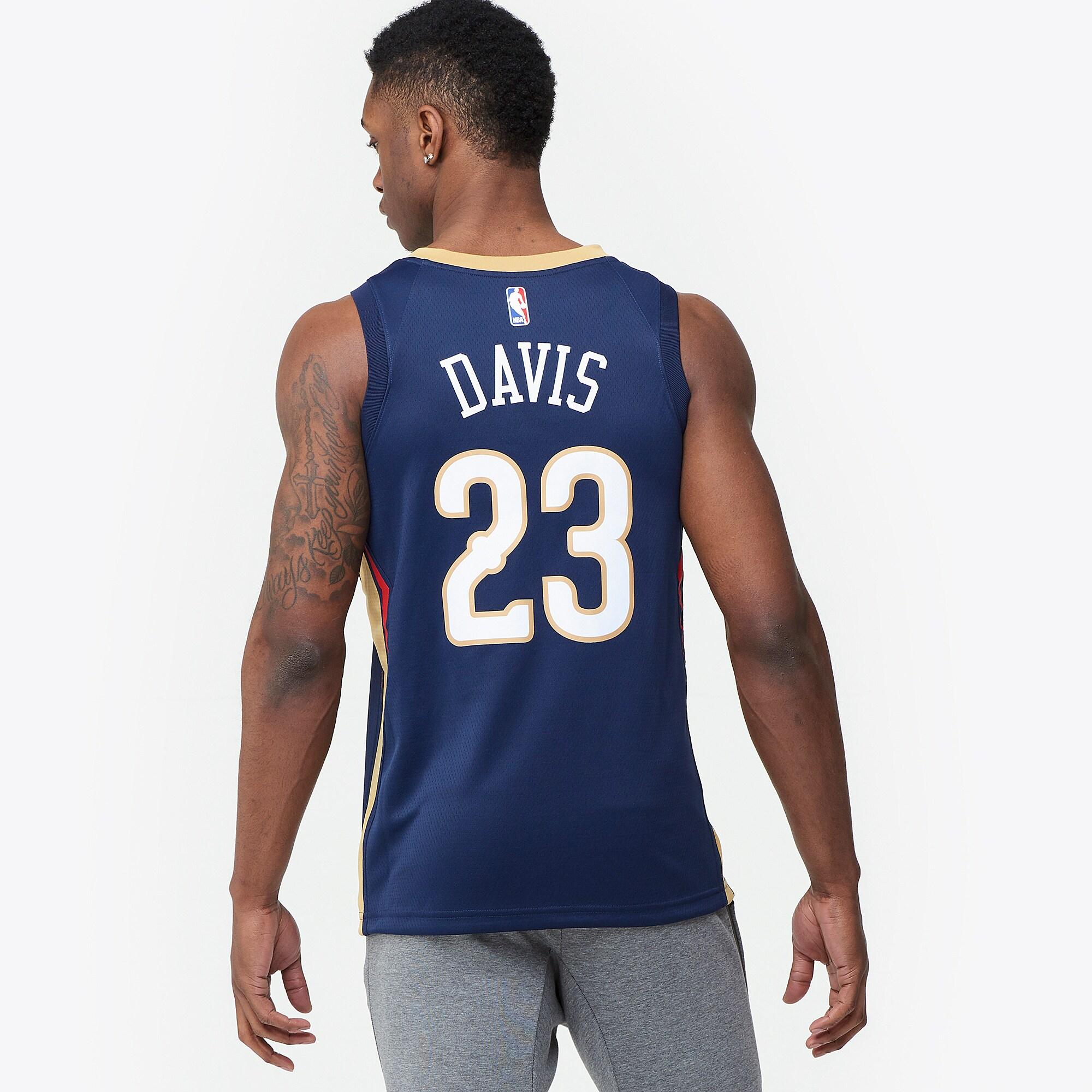 Nike Anthony Davis Nba Swingman Jersey in Blue for Men - Lyst