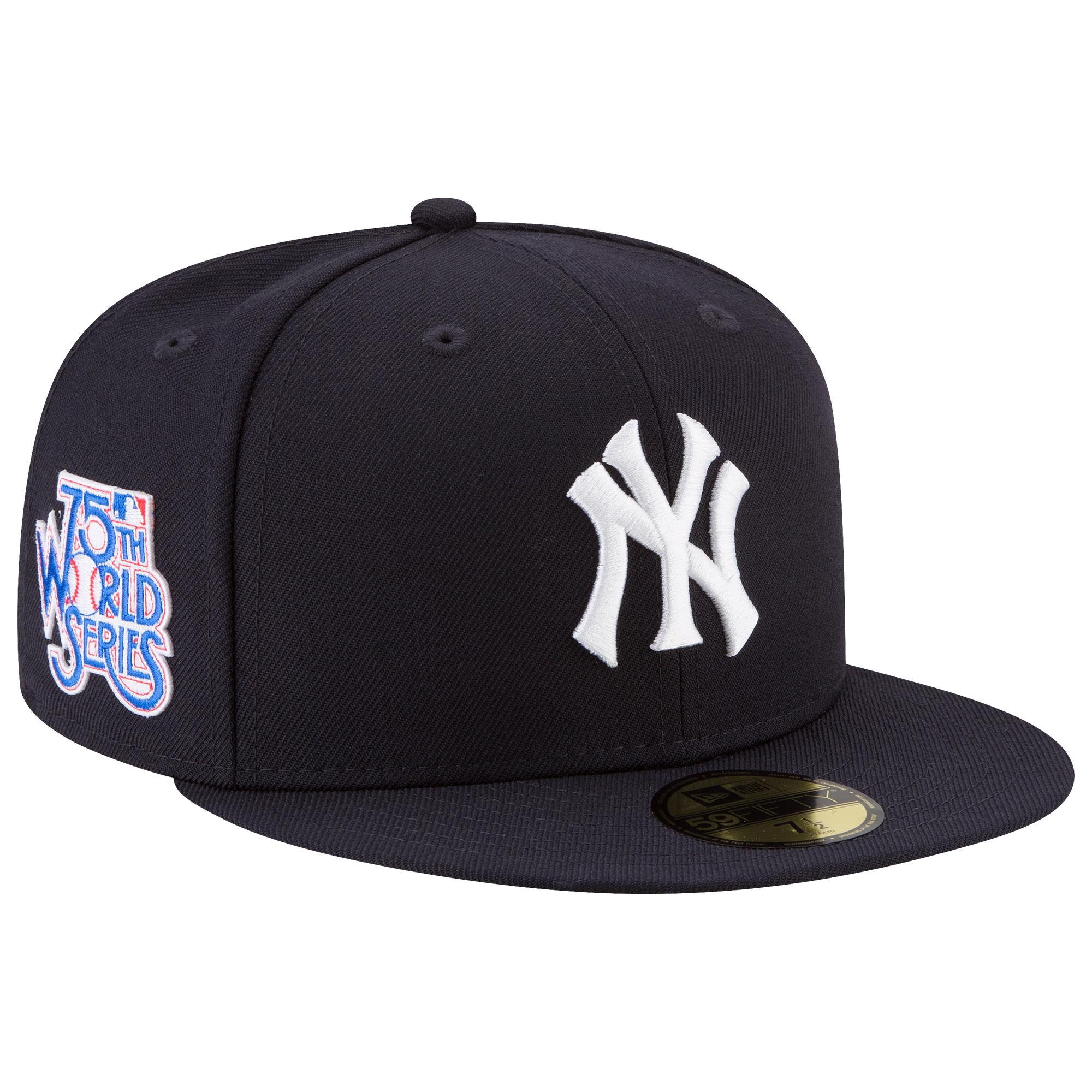 KTZ New York Yankees Mlb 59fifty Cooperstown Ws Side Patch Cap in Blue ...