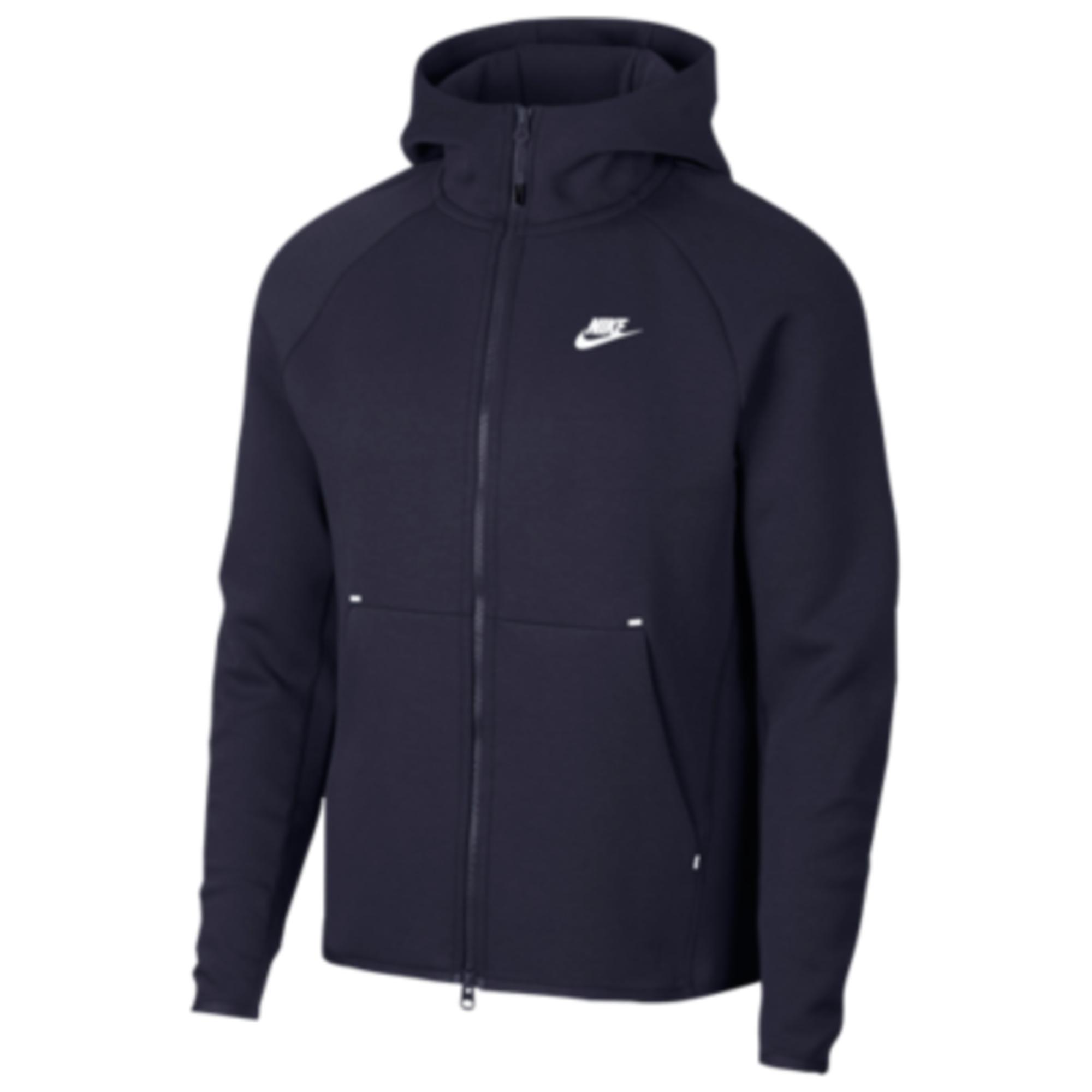 Nike Tech Fleece Full-zip Hoodie in Blue for Men - Lyst