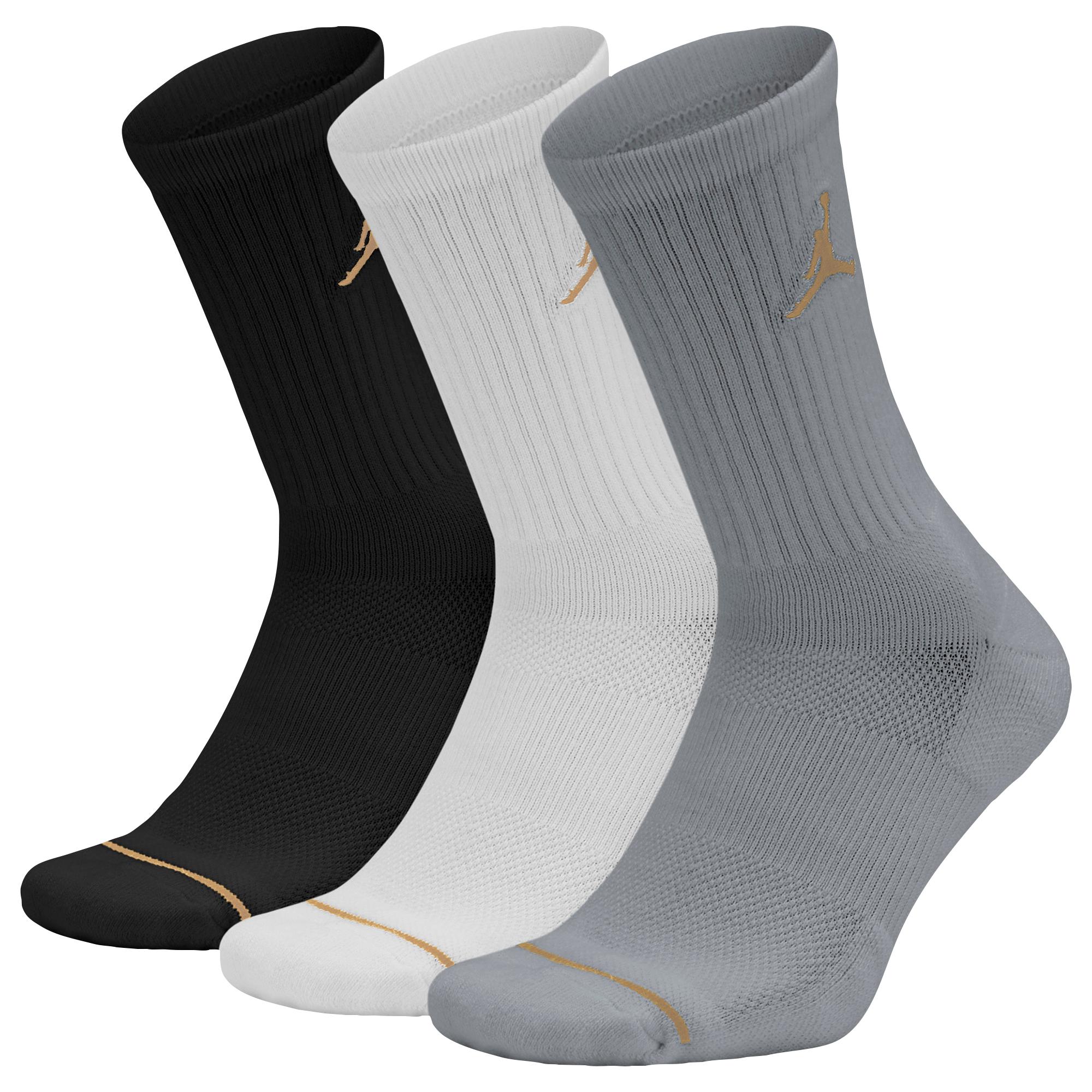 Nike Jumpman Crew 3 Pack Socks in Black for Men - Save 23% - Lyst