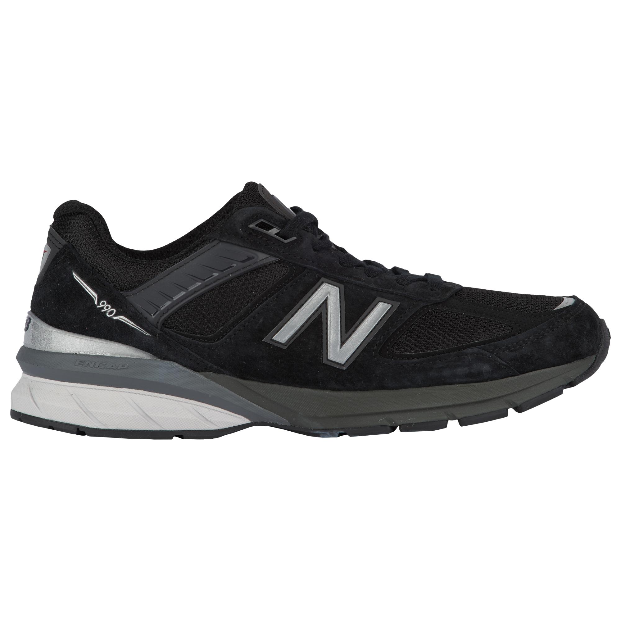 New Balance 990v5 Running Shoes in Black for Men - Lyst