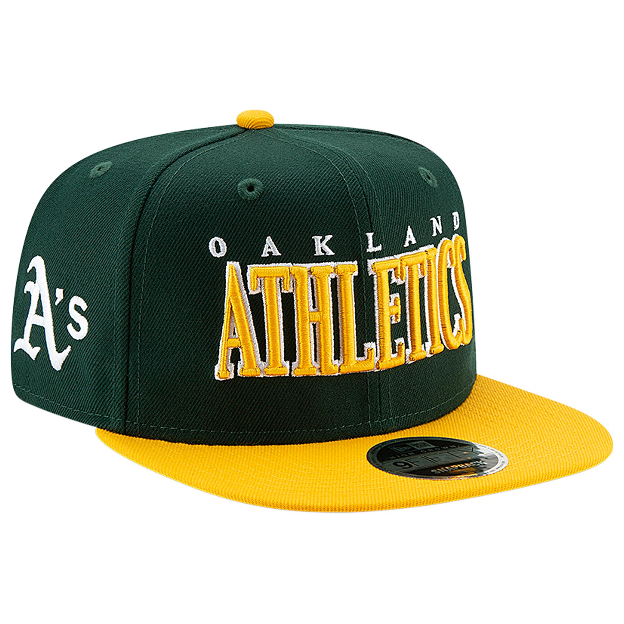KTZ Oakland Athletics Mlb 9fifty 2t Retro Classic Snapback Cap in Green ...