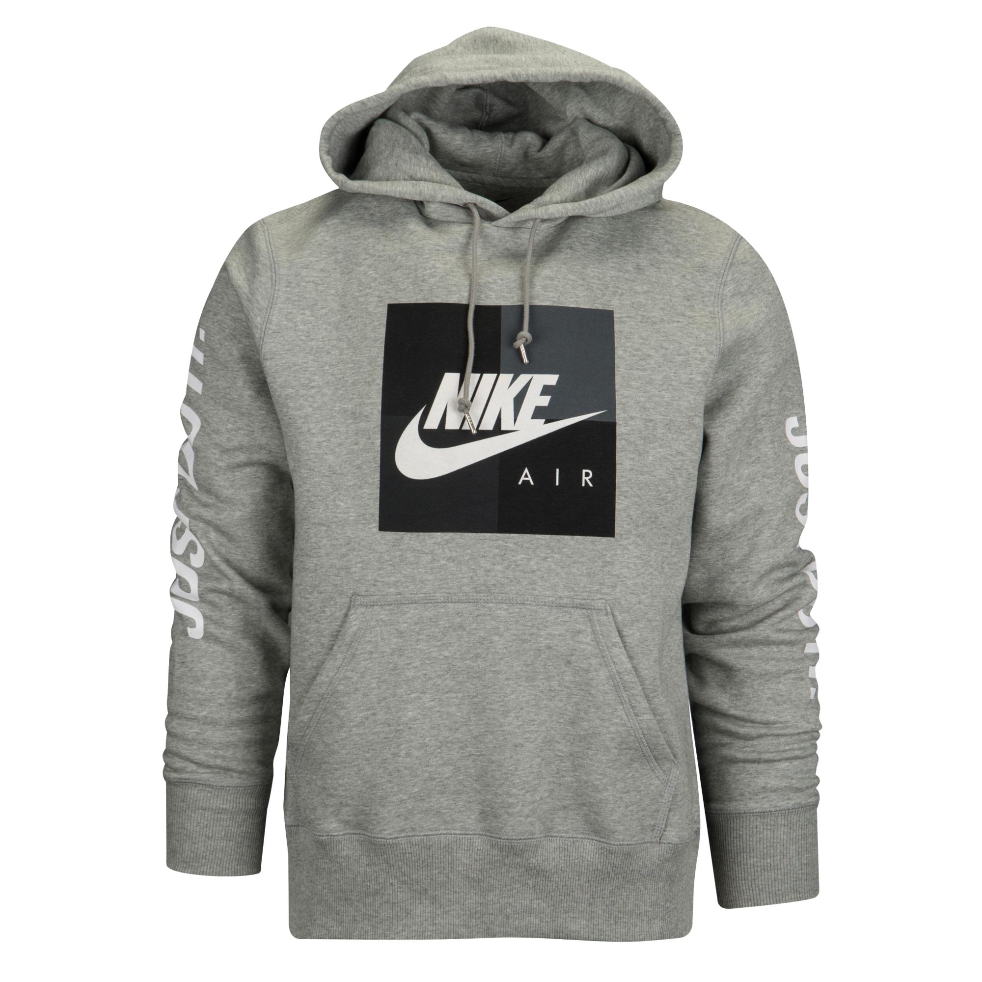 Nike Graphic Hoodie in Gray for Men - Lyst
