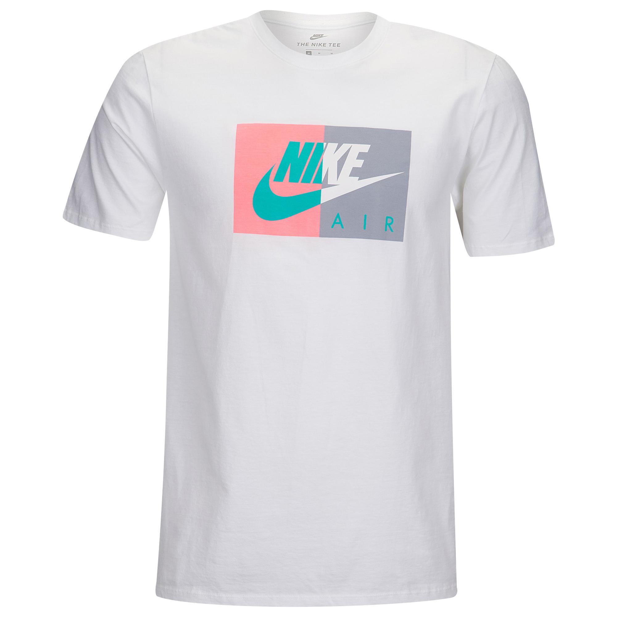 Nike Dual Block T-shirt in White for Men - Lyst