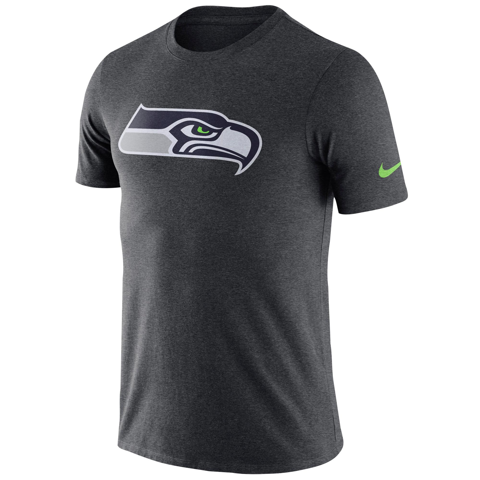 Nike Seattle Seahawks Nfl Df Cotton Logo Essential T-shirt in Gray for ...