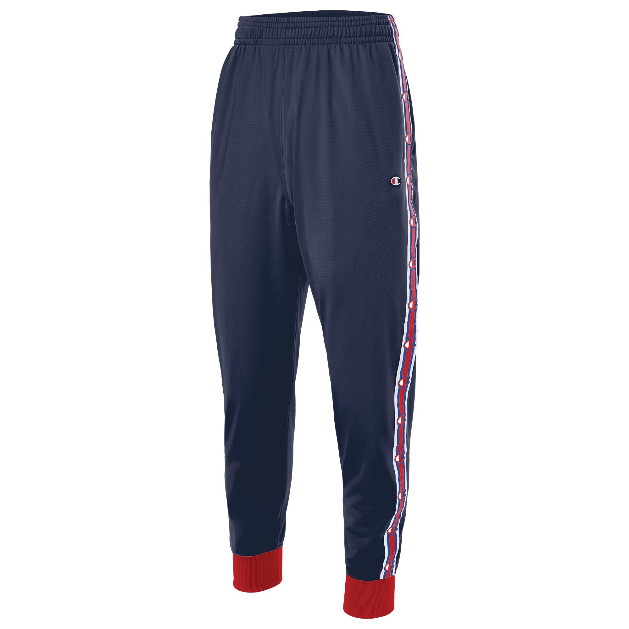 champion purple track pants