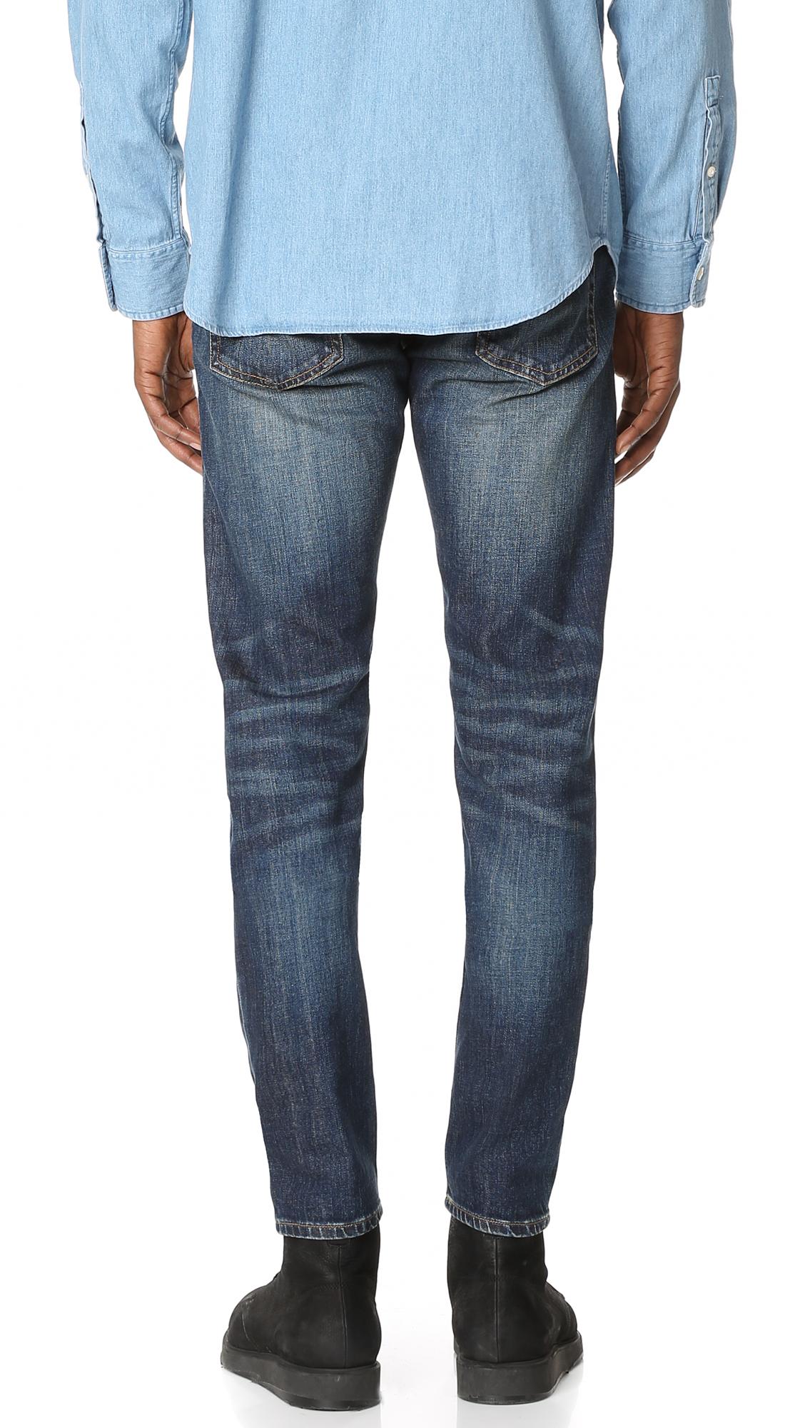 Lyst Club Monaco Vintage Super Slim Denim Jeans in Blue