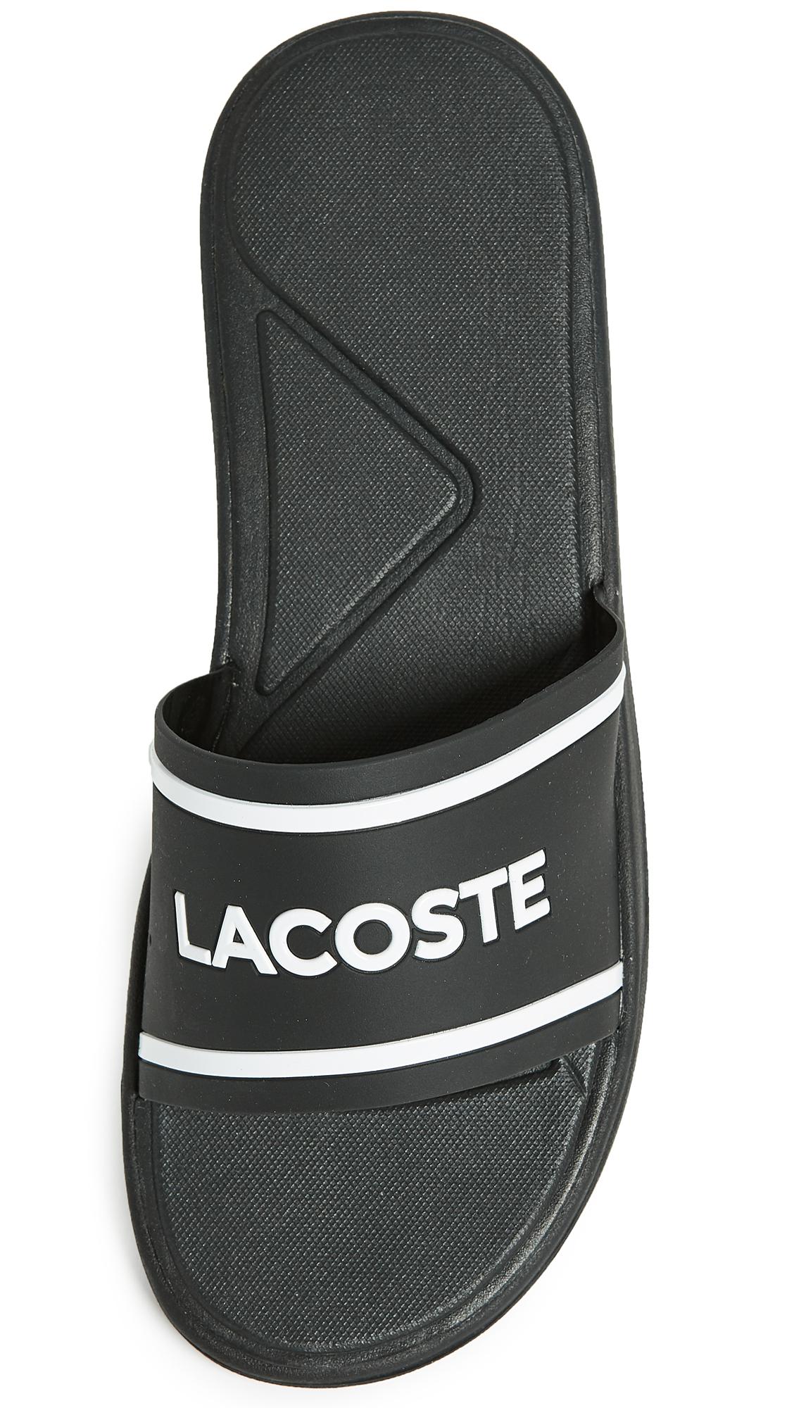 Lyst Lacoste  L 30 Slides  in Black  for Men