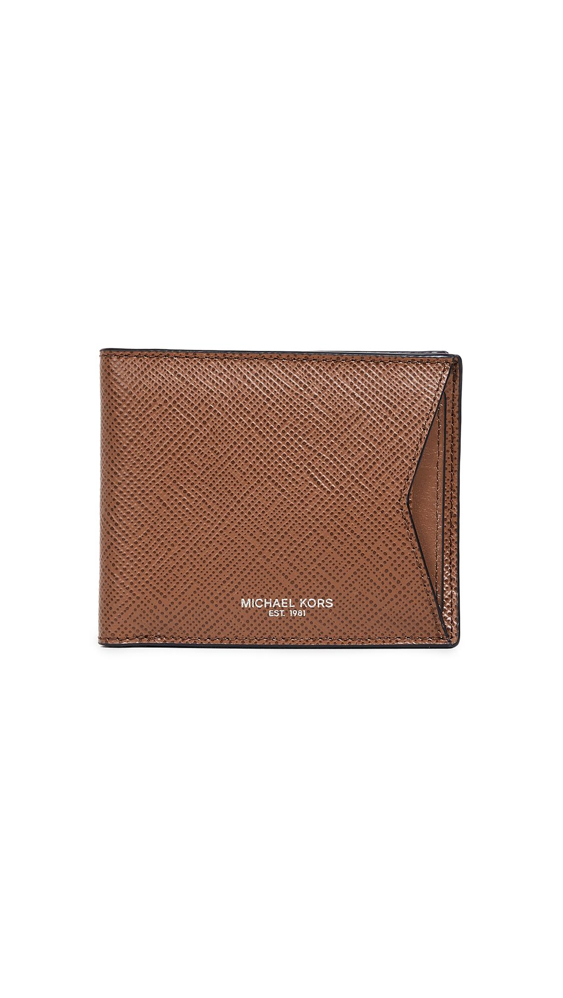 Michael Kors Harrison Wallet With Card Case in Brown for Men - Lyst