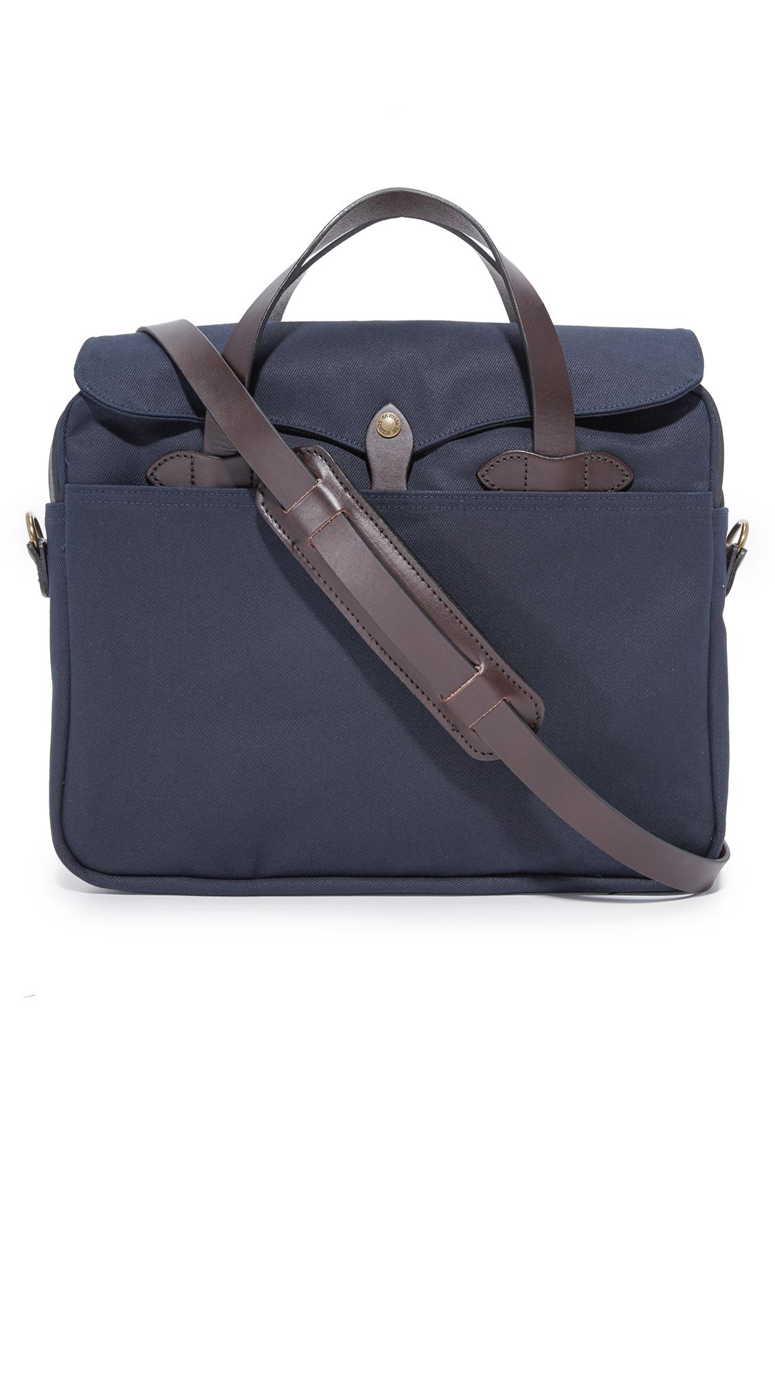 navy blue briefcase