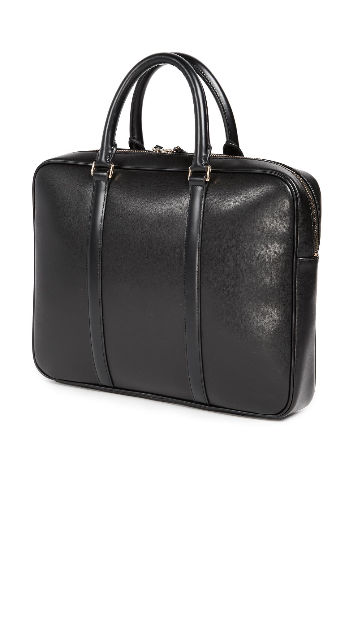 Lyst - Paul Smith Leather Briefcase in Black for Men