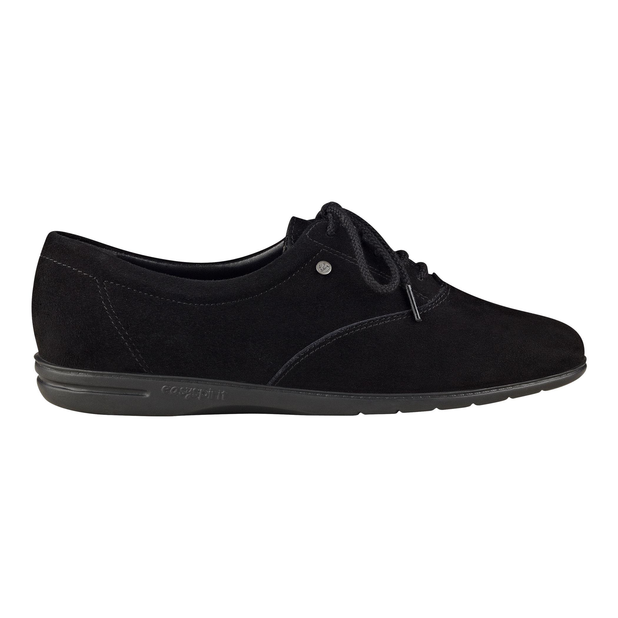 Lyst - Easy Spirit Motion Suede Oxfords in Black