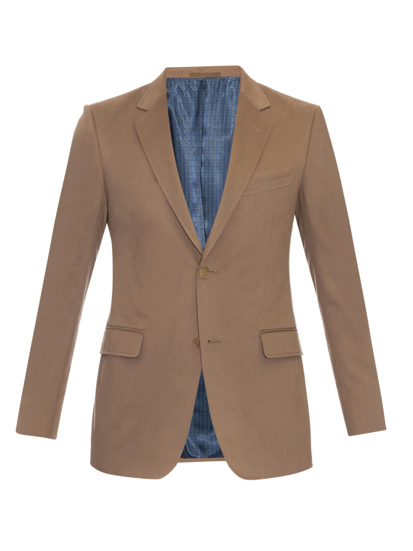 Lyst Gucci  Brera Brushed Cotton Blazer  in Natural for Men