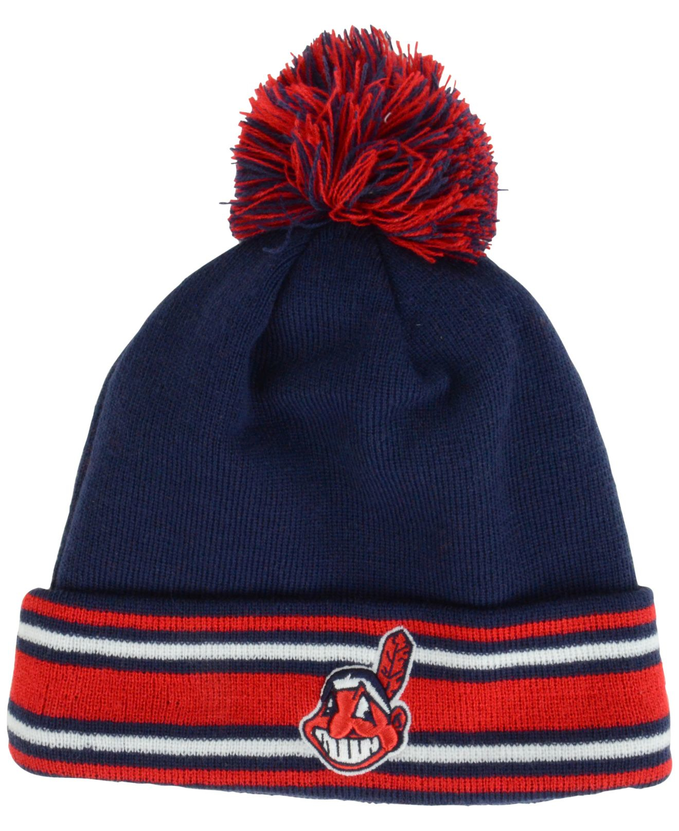 Lyst Ktz Cleveland Indians Mlb Ac Knit Hat in Blue for Men