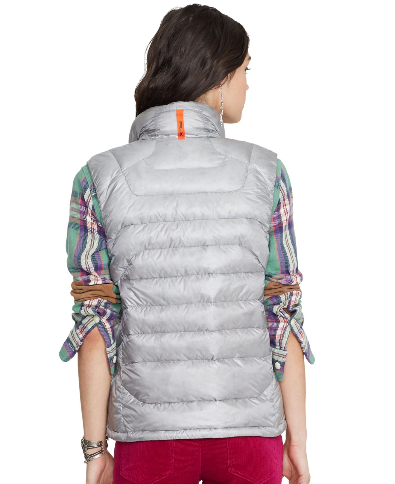 Lyst Polo Ralph Lauren Quilted Down Puffer Vest in Metallic