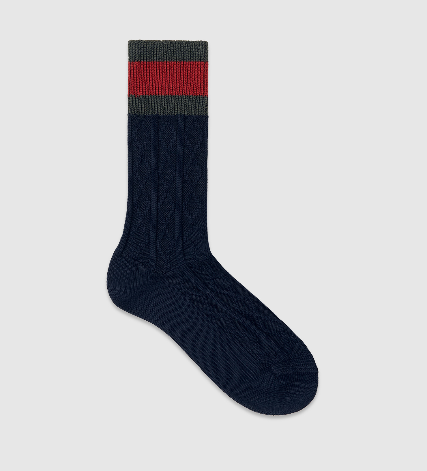 Gucci Stretch Cotton Socks With Web in Blue for Men | Lyst
