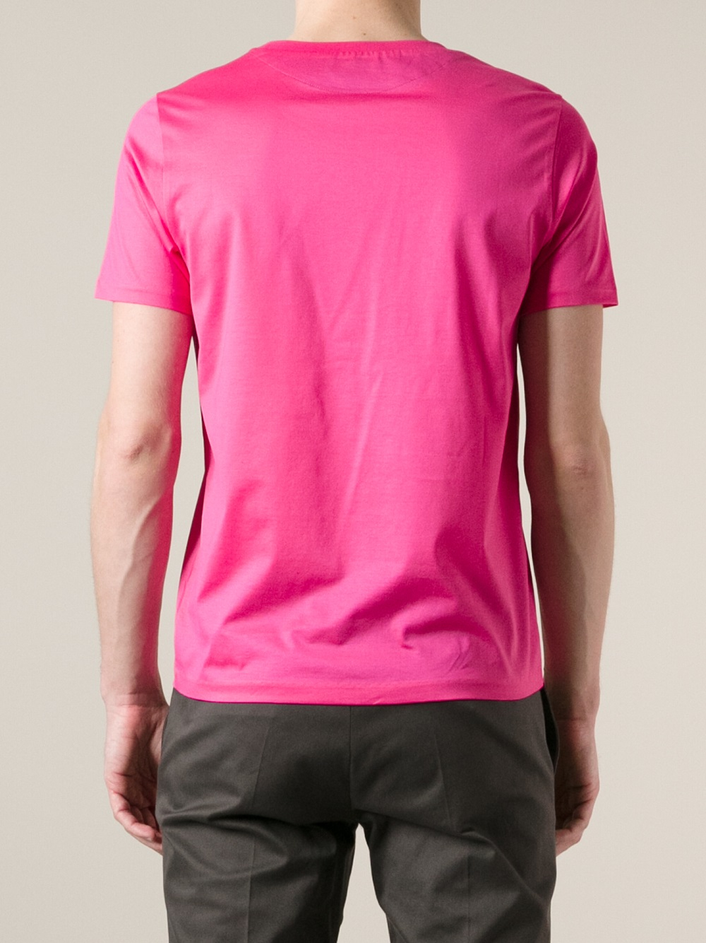 Paul Smith Mushroom Print T-Shirt in Pink for Men - Lyst