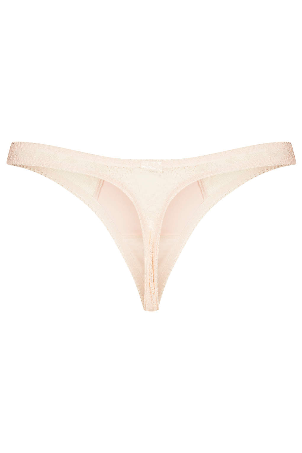 Lyst - Topshop Satin Thong in Pink