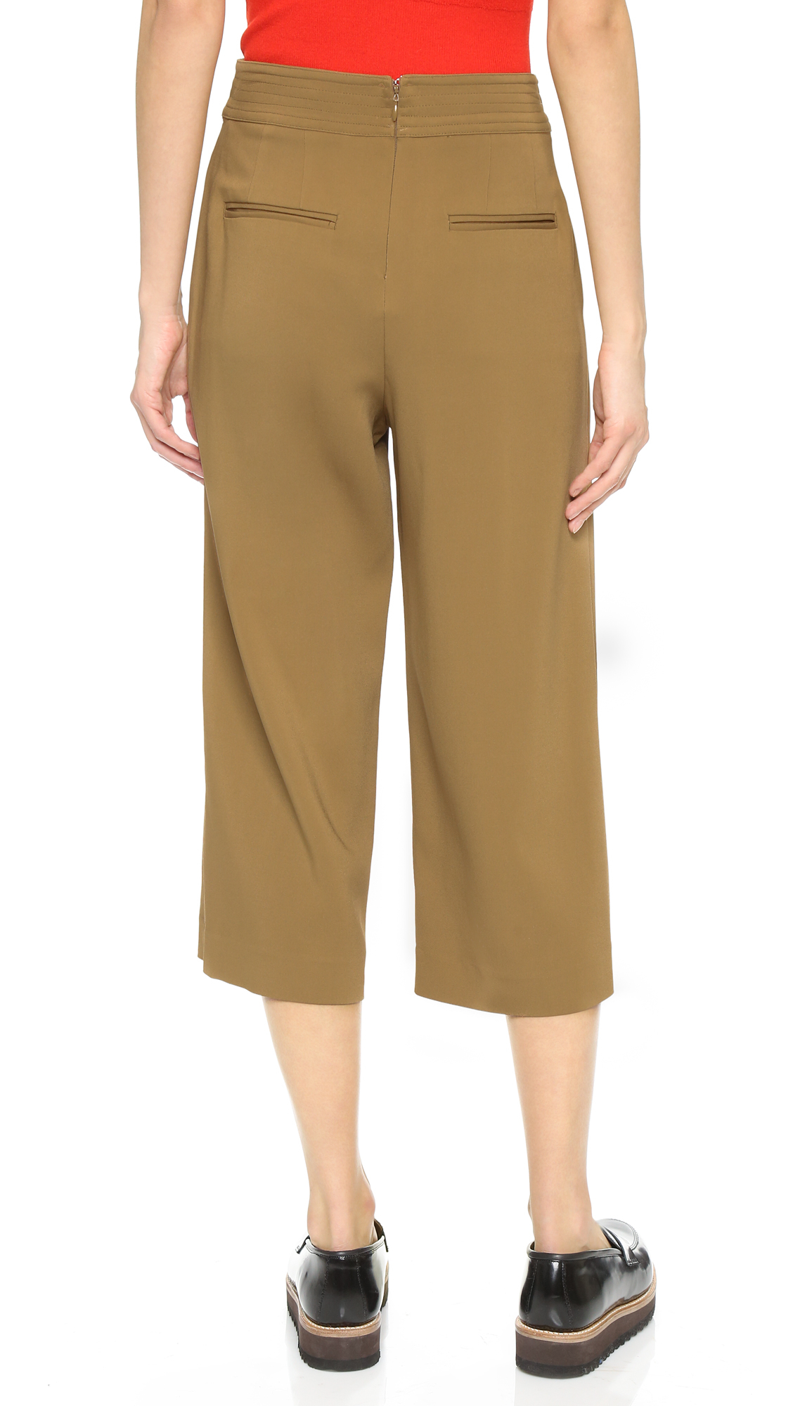 Lyst A.L.C. Beals Gaucho Pants in Brown