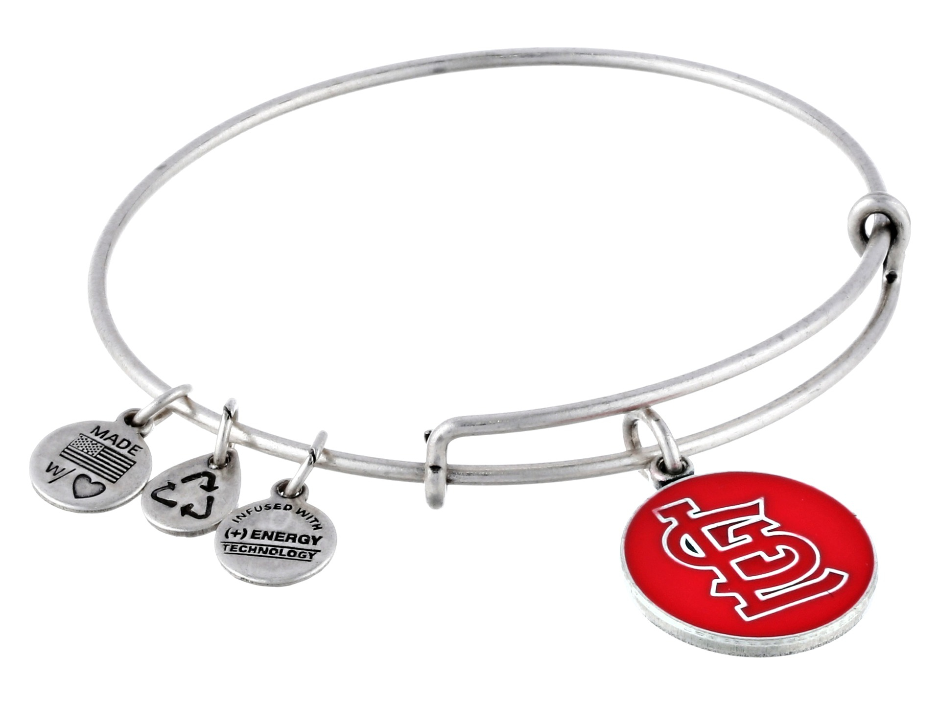 Lyst Alex And Ani Red St Louis Cardinals Cap Logo Charm Bangle In Gallery