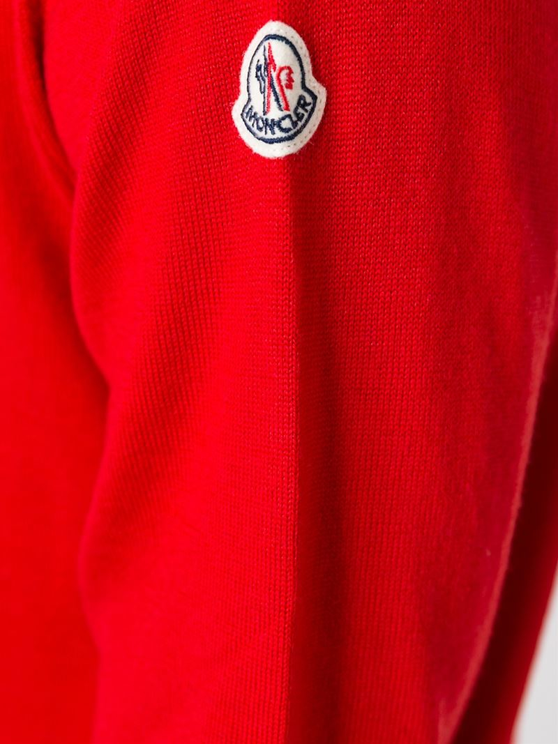 red moncler jumper | West of Rayleigh