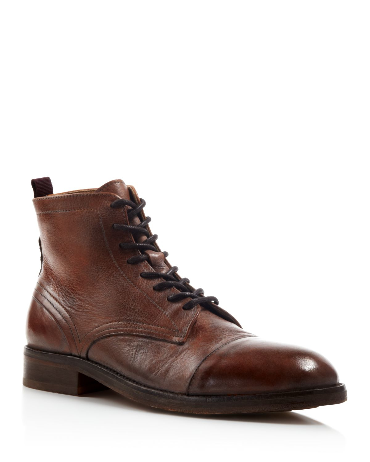 Lyst - H By Hudson Palmer Cap Toe Boots in Brown