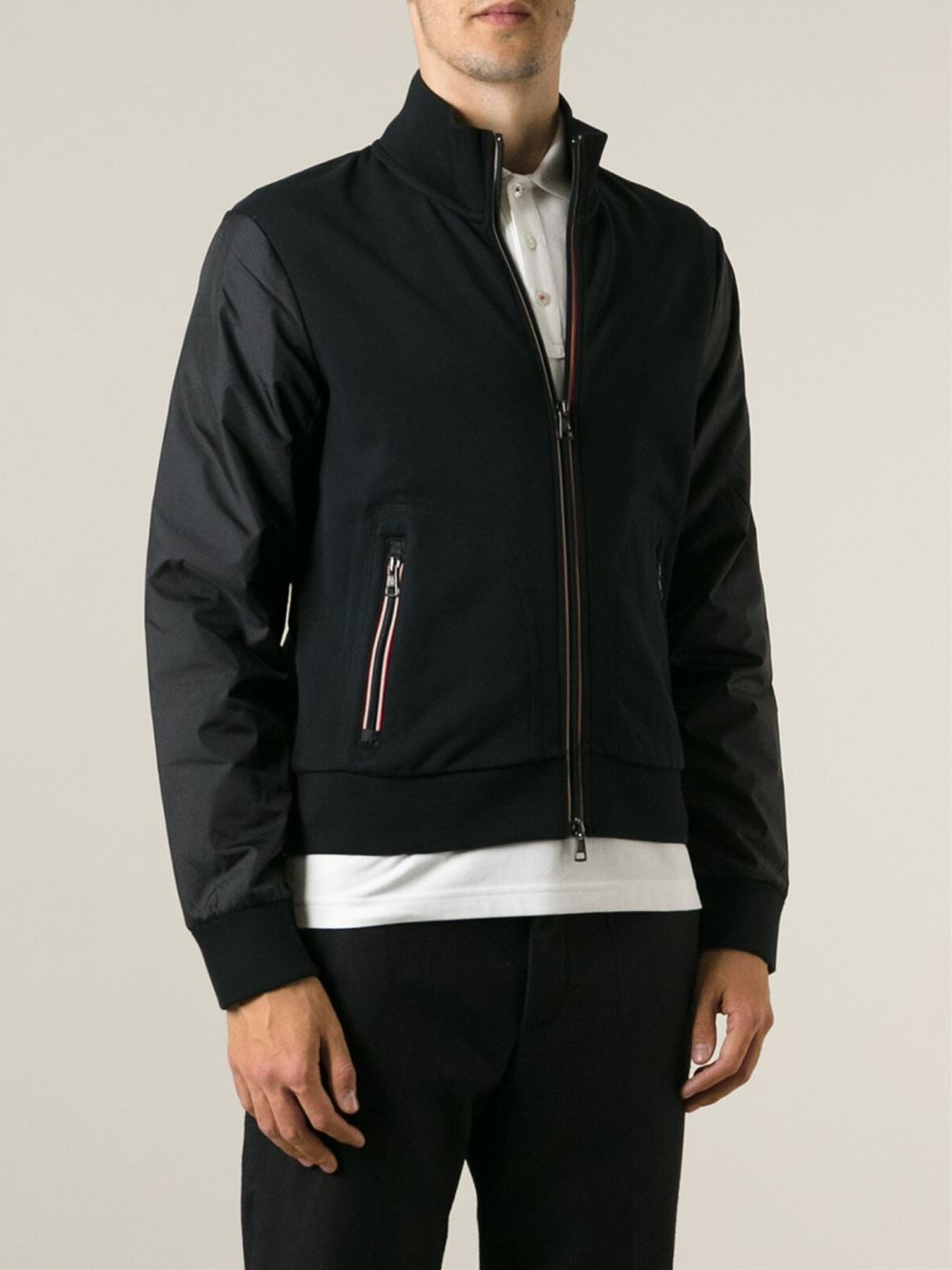 moncler black bomber moncler black bomber