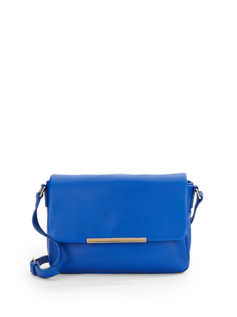 Saks Fifth Avenue Black Label Bar Mini Crossbody Bag in Blue | Lyst