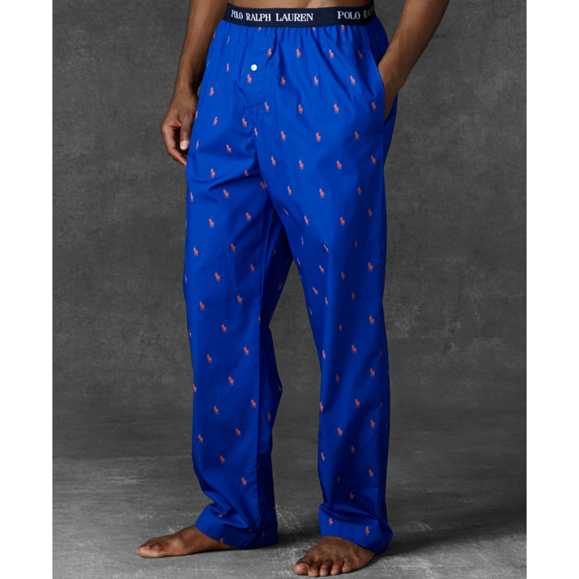 Ralph Lauren Polo Mens Polo Player Pants in Blue for Men (Sapphire Blue ...