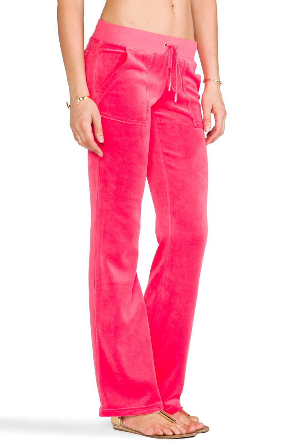 juicy couture velour pants with juicy on the bum