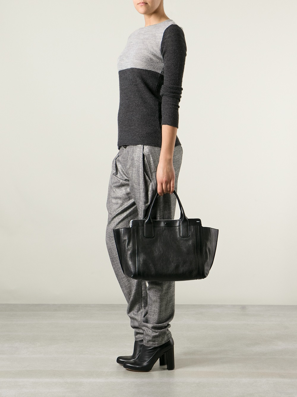 chloe designer handbags - Chlo Small \u0026#39;Alison\u0026#39; Tote in Black | Lyst