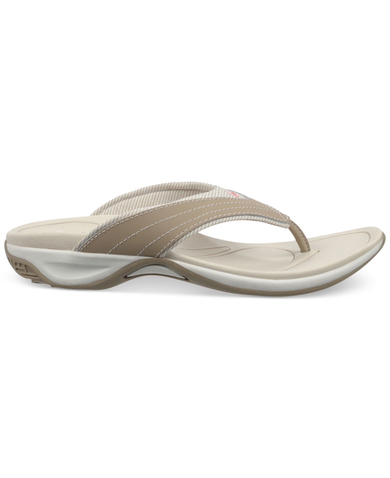 Lyst - Dr. Scholls Parcel Thong Sandals in Natural