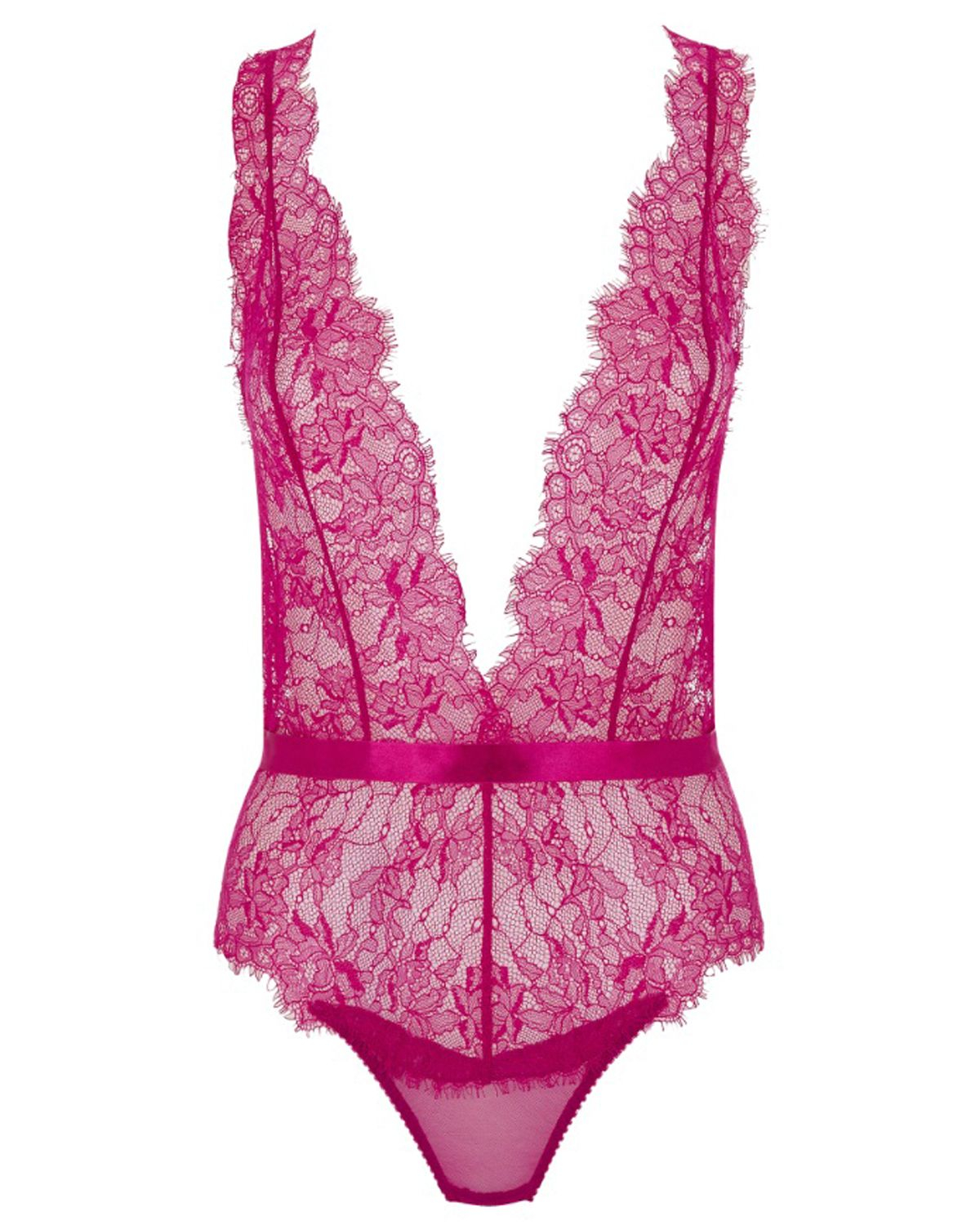 Lyst - L'Agent By Agent Provocateur Idalia Lace Playsuit in Pink