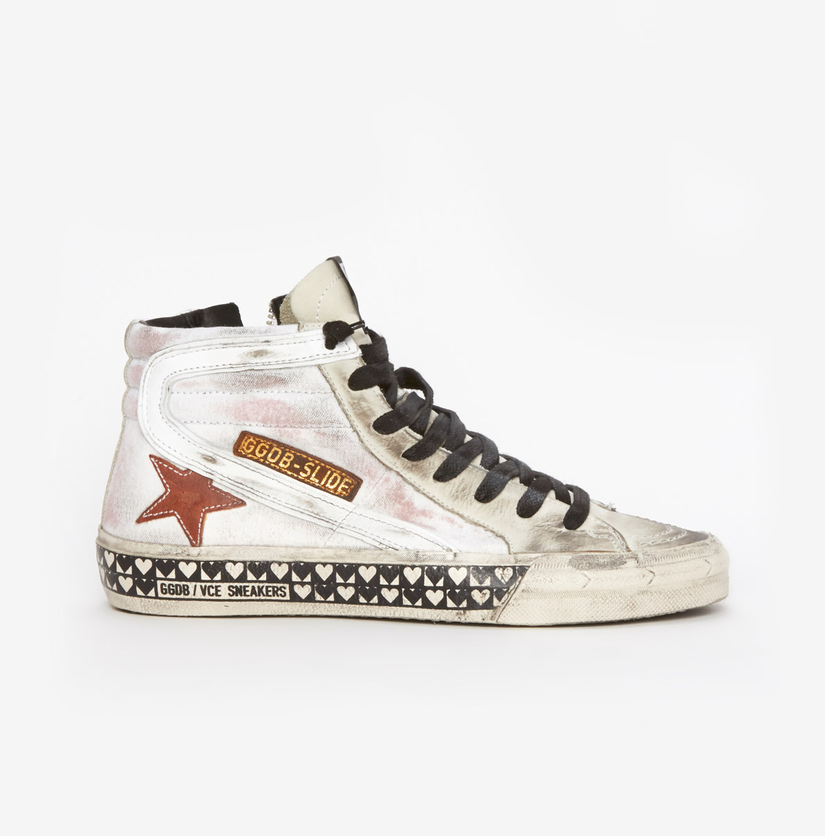 Golden Goose Deluxe Brand Slide Sneakers in White - Lyst