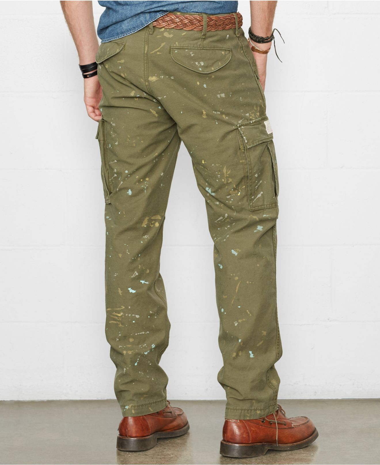 Lyst - Denim & Supply Ralph Lauren Slim-Fit Cargo Pants in Green for Men