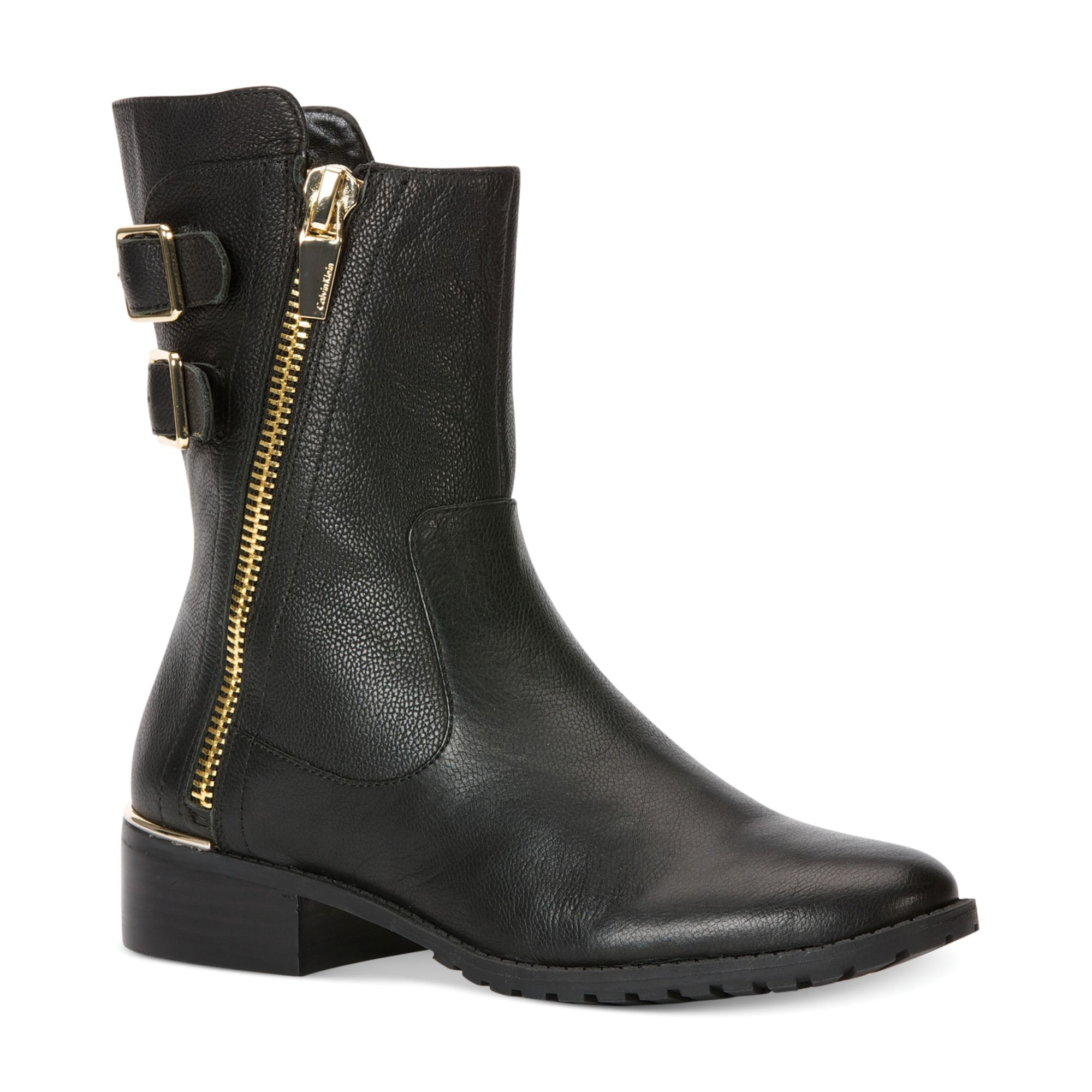 calvin klein moto boots