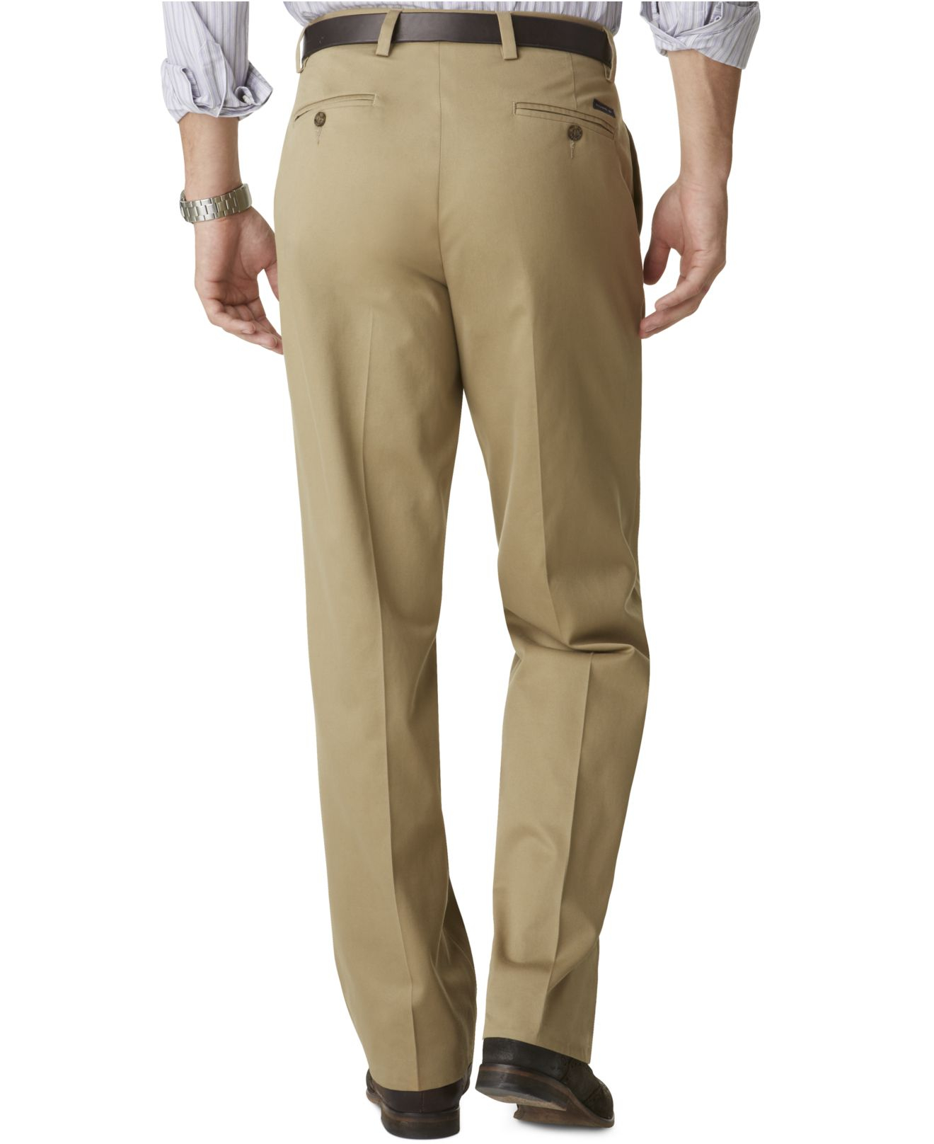 Dockers Signature Khaki Classic Fit Big And Tall Flat Front Pants ...