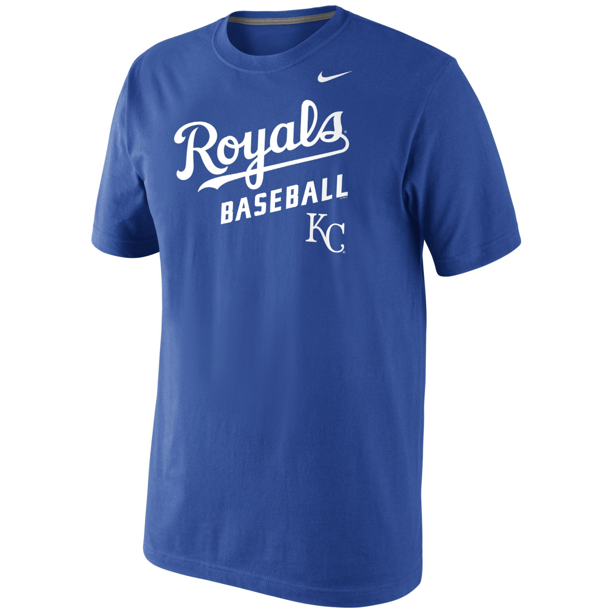 Nike Mens Kansas City Royals Practice Tshirt in Blue for Men (RoyalBlue ...