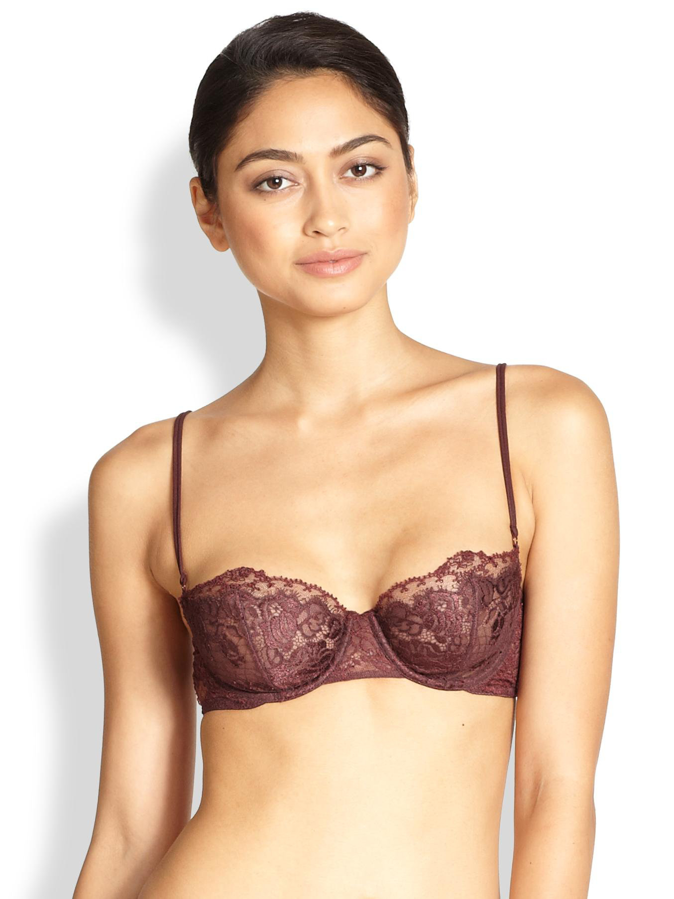 La Perla Maharani Balconette Bra In Red Lyst