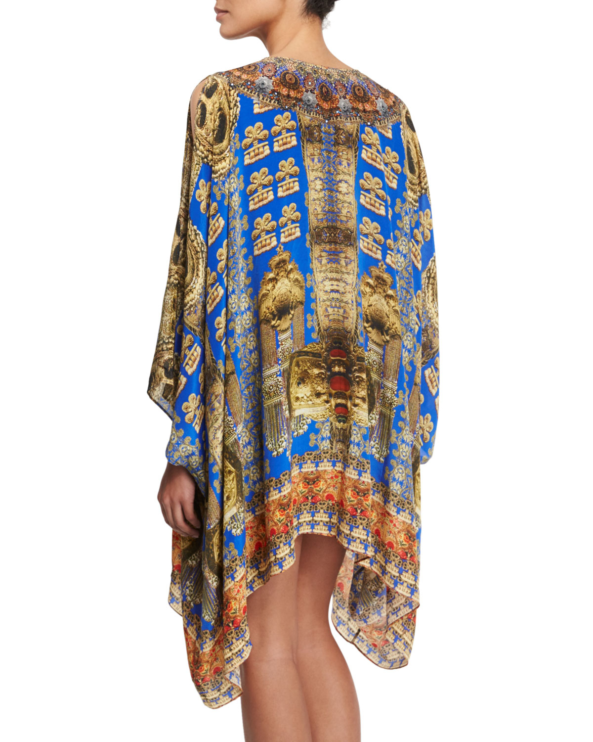 blue camilla kaftan