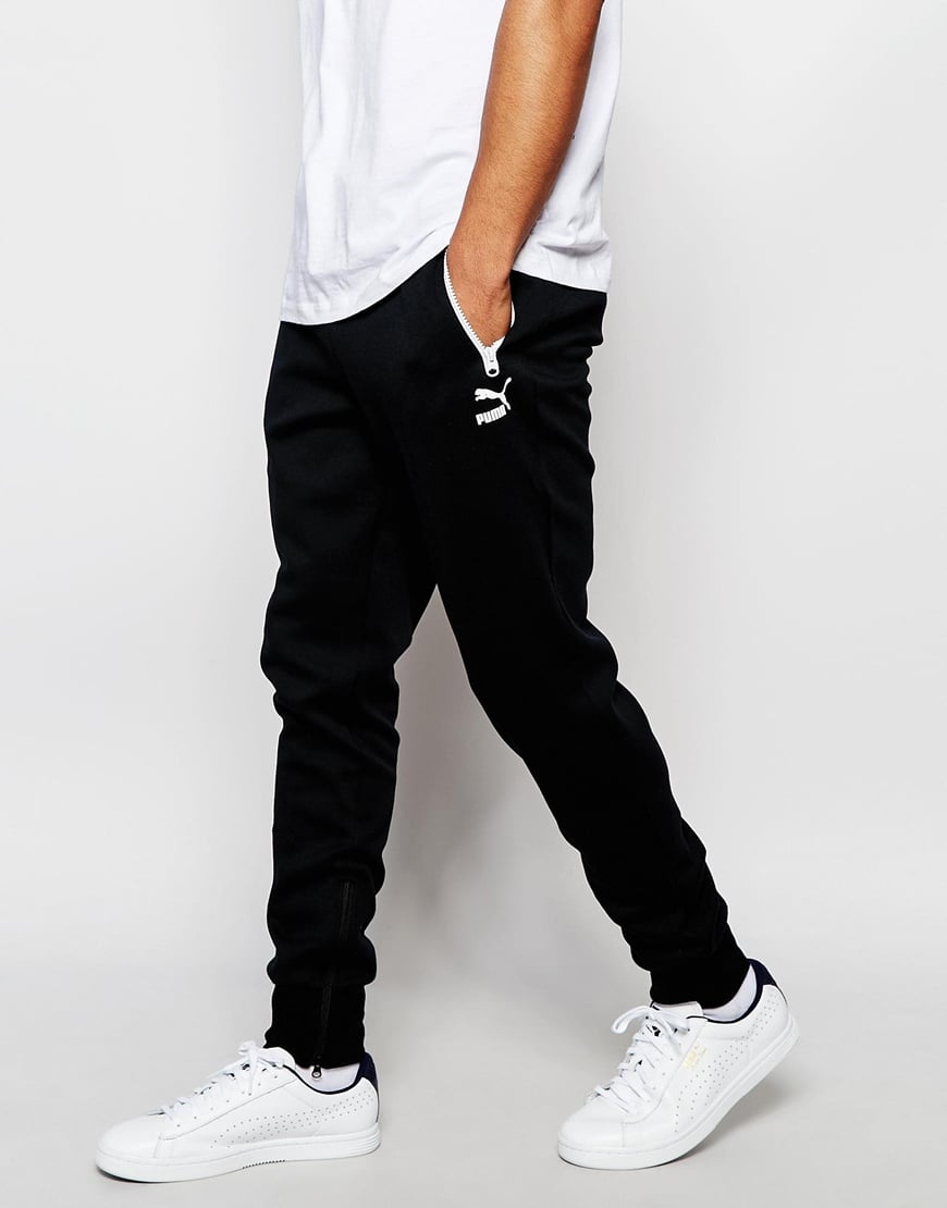 black joggers puma