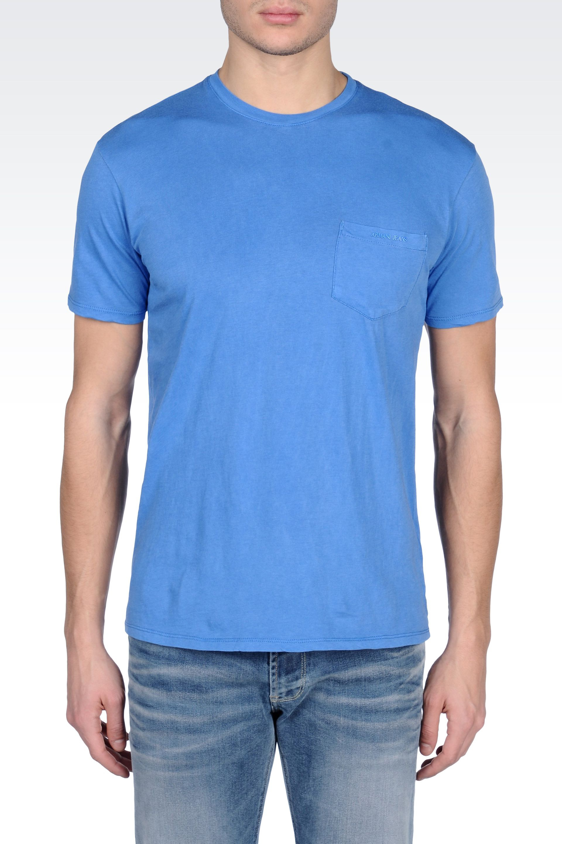 blue cotton tshirt