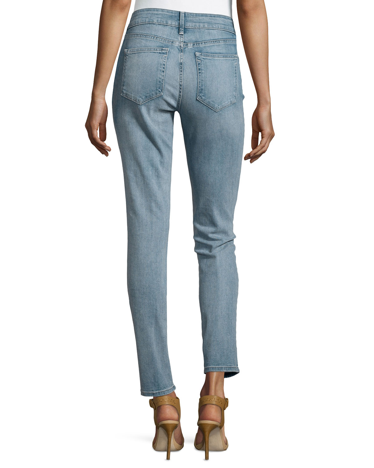 Lyst - Nydj Light-wash Stretch-denim Leggings in Blue