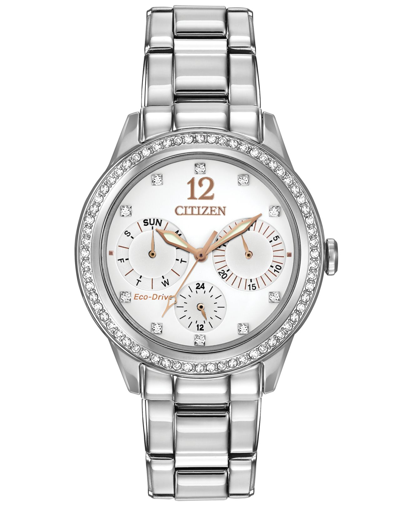 Lyst - Citizen Women'S Chronograph Silhouette Eco-Drive Stainless Steel